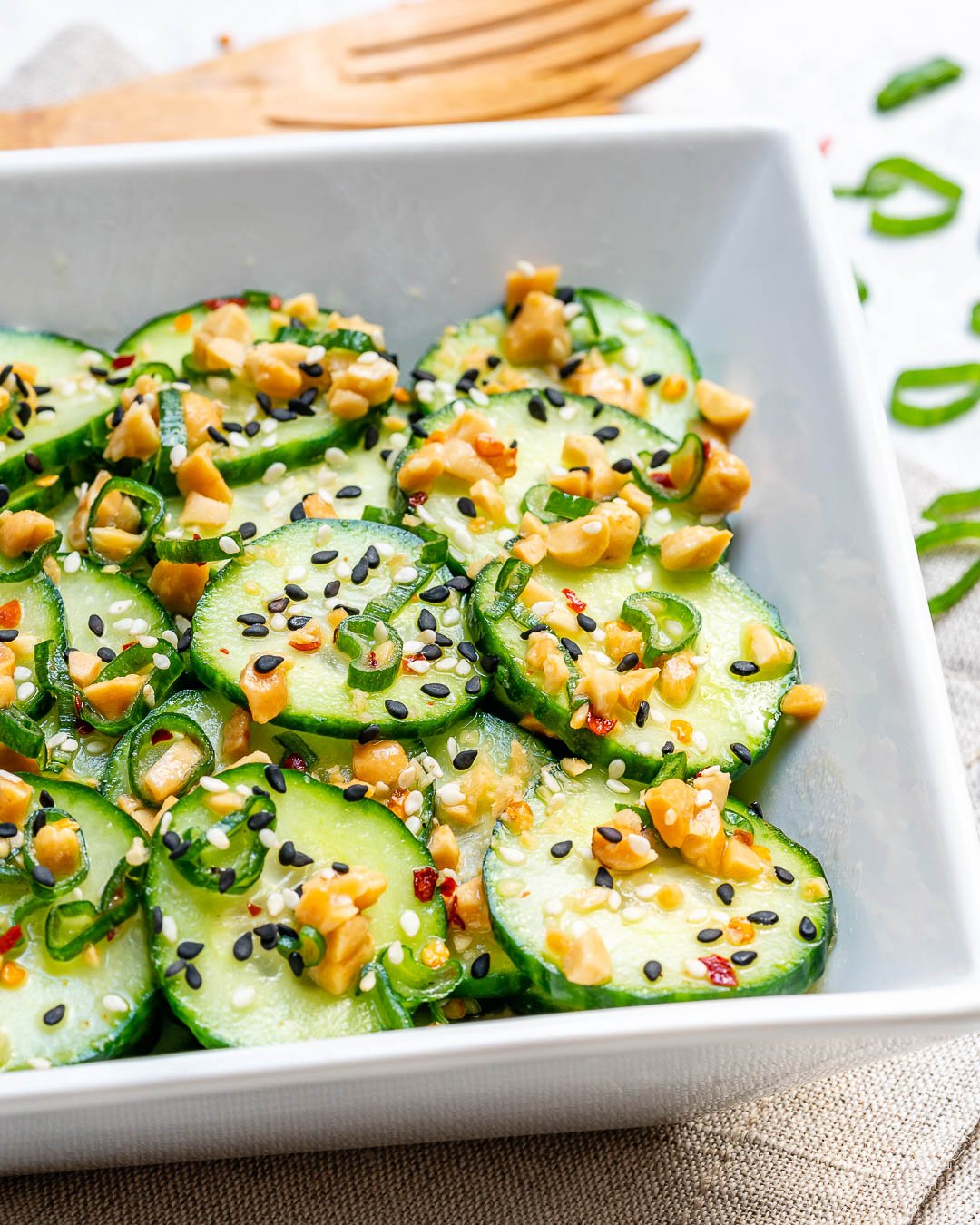 Creative Tangy Sesame Cucumber Healthy Salad Recipes
