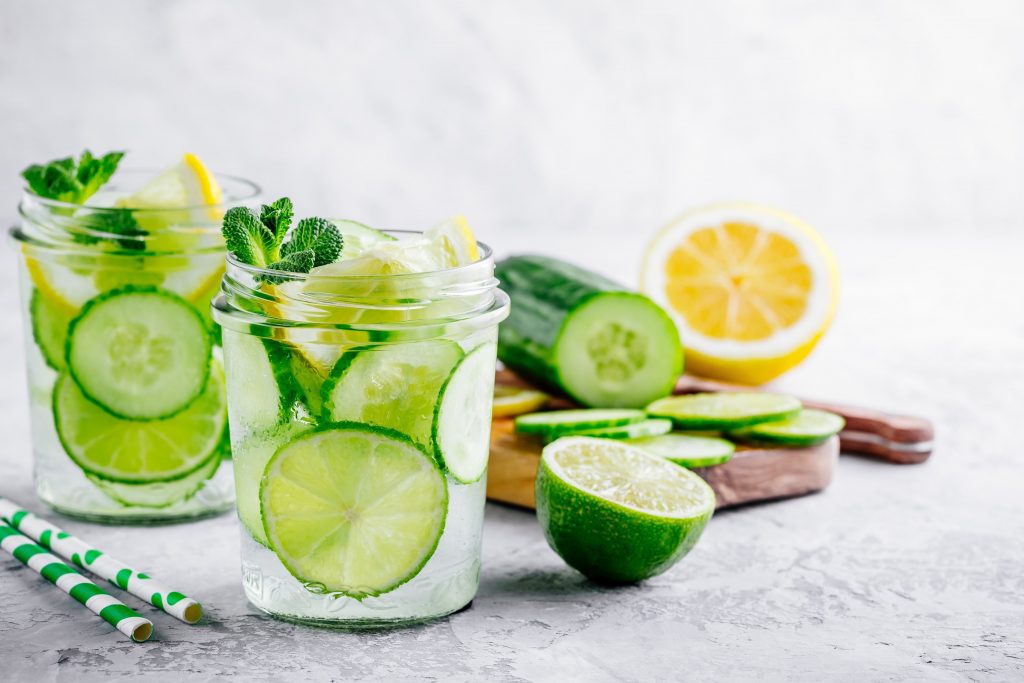 Cucumber Lemon Water Reduce Cellulite