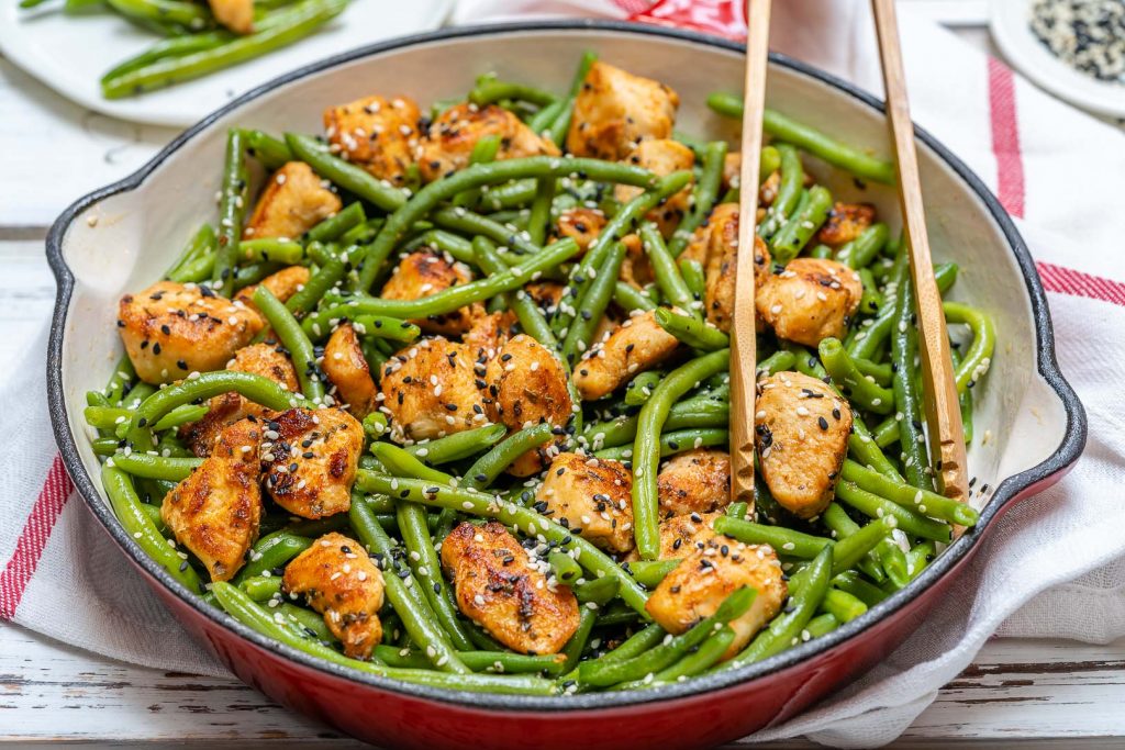 Eat Clean Chicken and Green Bean Stir Fry