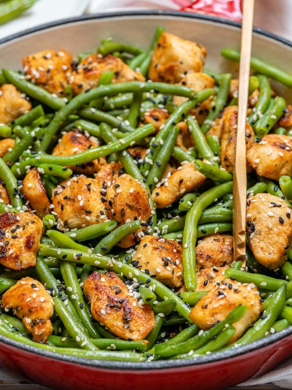 Eat Clean Chicken and Green Bean Stir Fry
