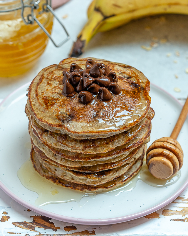 Chocolate Chip Protein Pancakes Breakfast Recipe