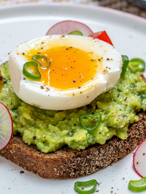 Eat Clean Soft Boiled Egg + Avocado Toast