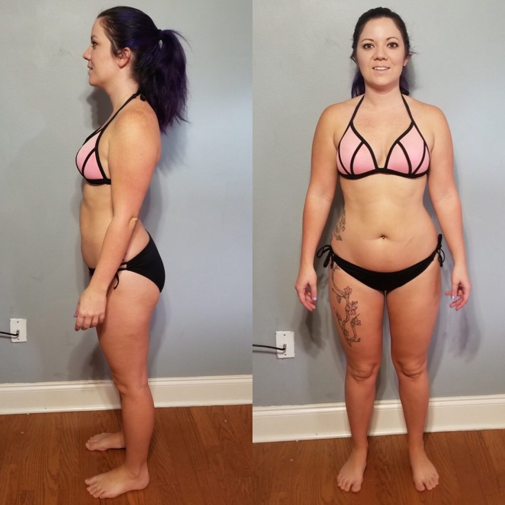 Kristen After 30-Day Clean Eating Challenge