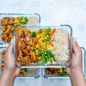 #MealPrep Teriyaki Chicken Bowls