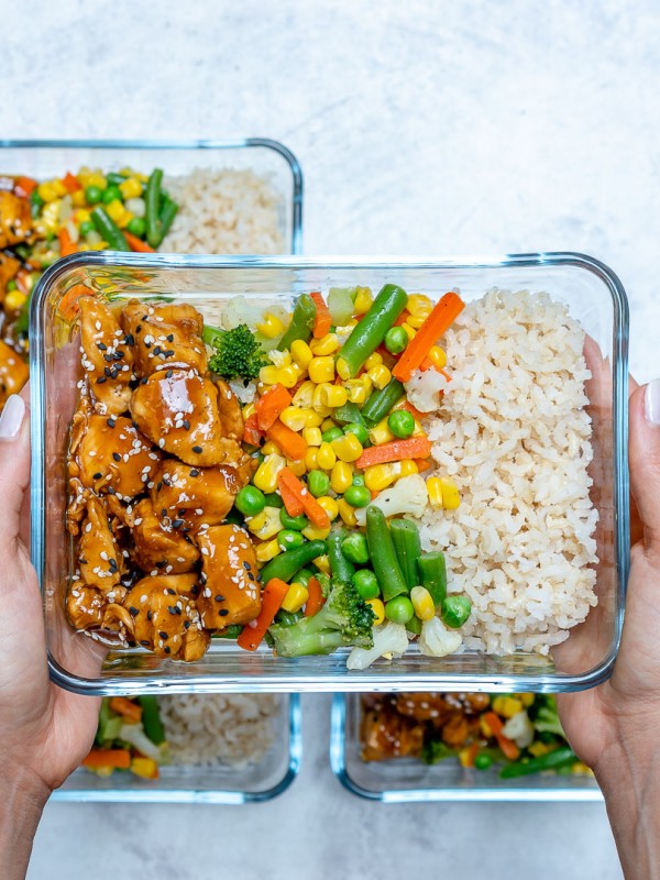 #MealPrep Teriyaki Chicken Bowls
