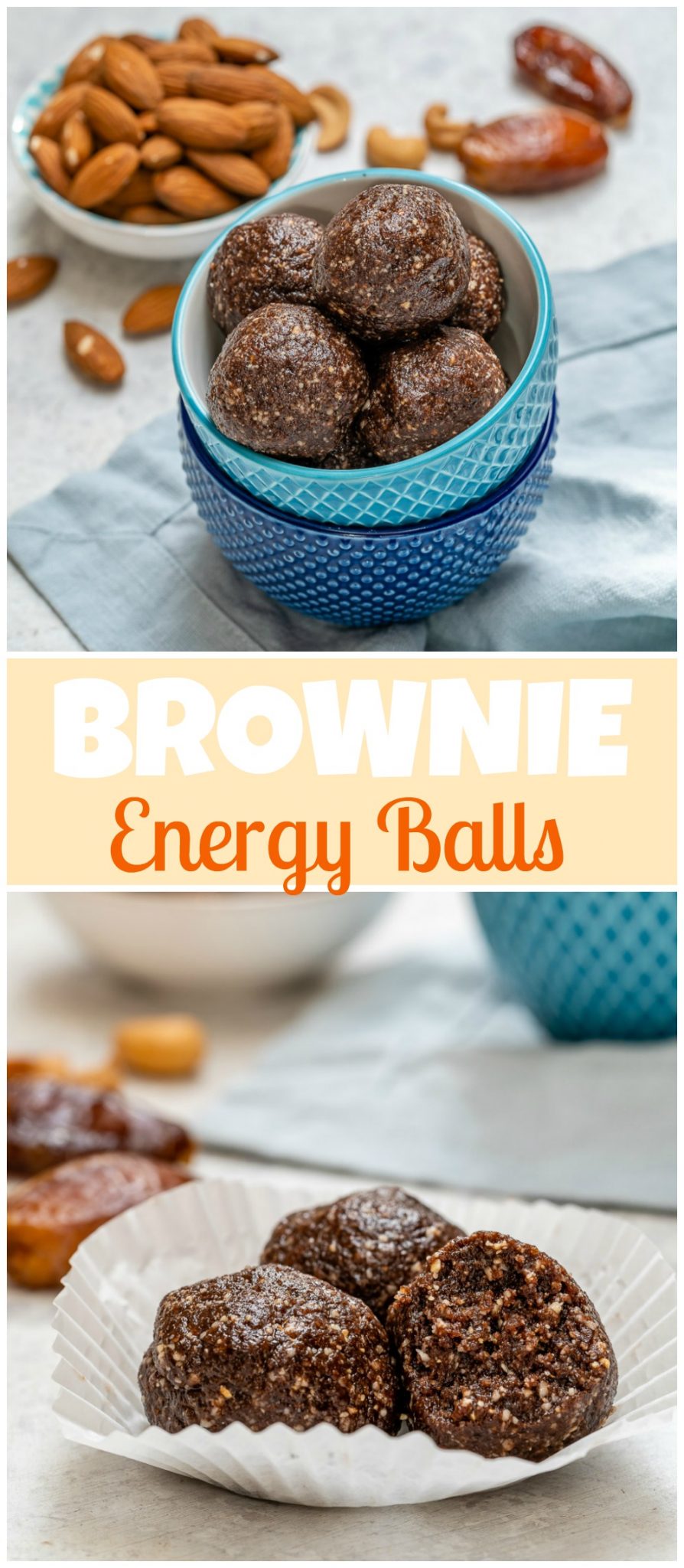 Healthy Snacks No Bake Brownie Energy Balls