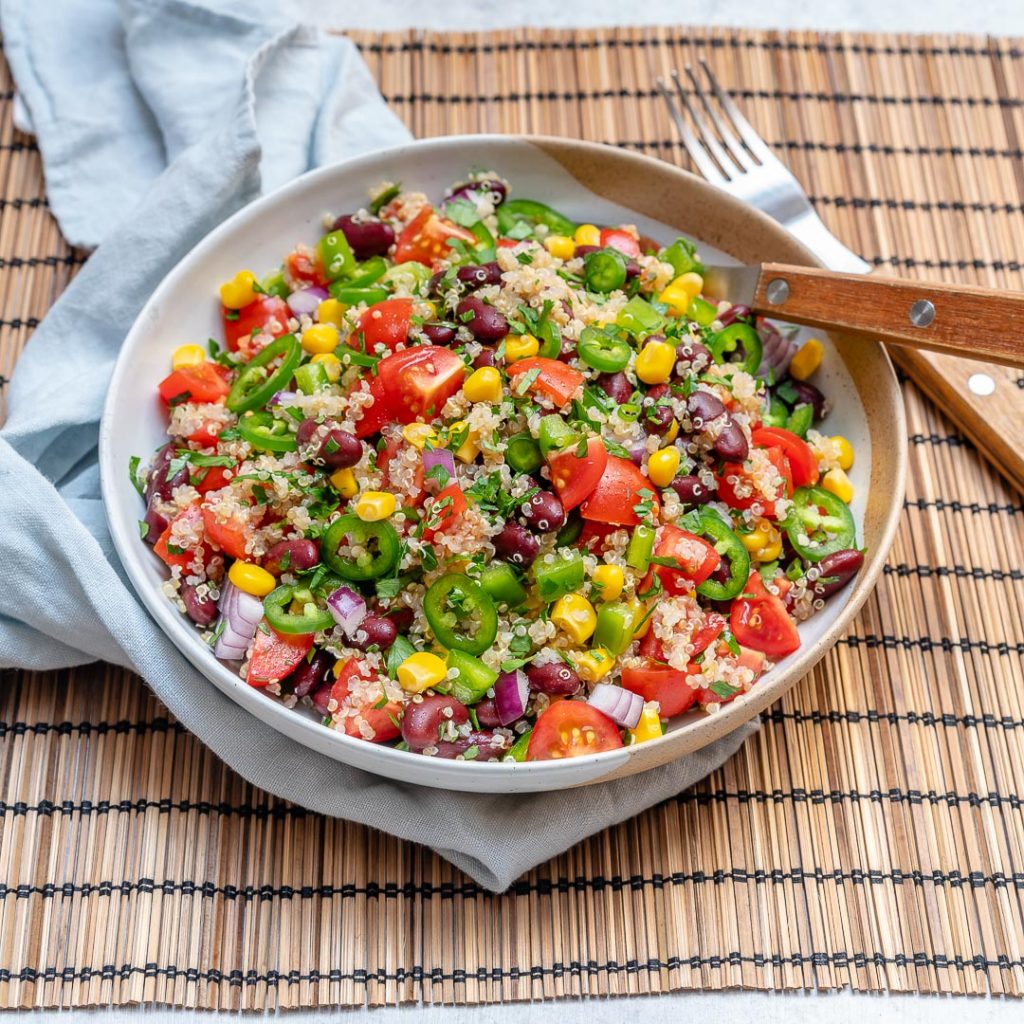 Quinoa Red Bean Veggie Salsa