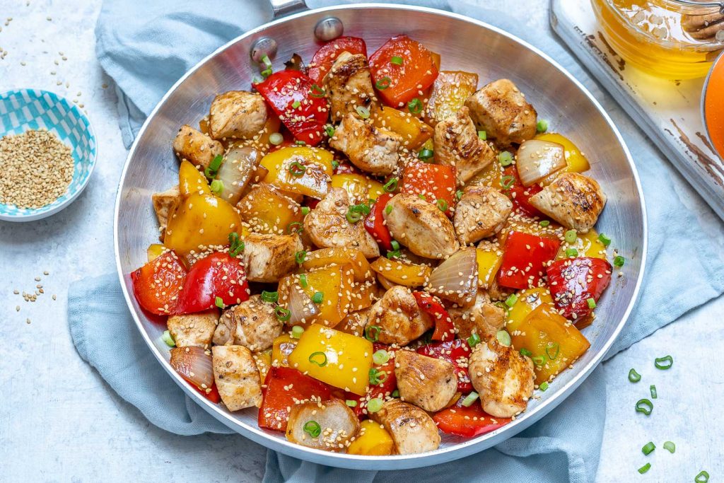 Clean Honey Sesame Stir Fry