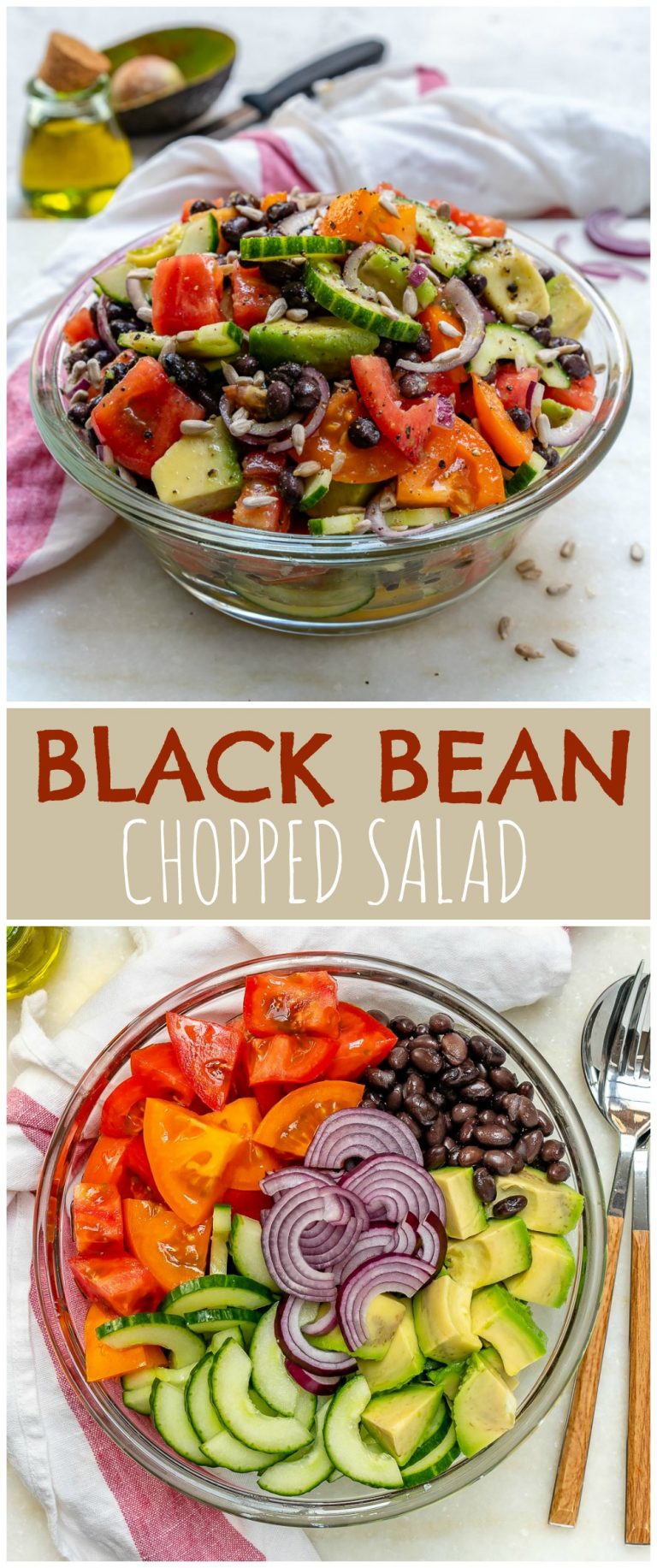 This Avocado + Black Bean Salad is the BEST Ever! Clean Food Crush