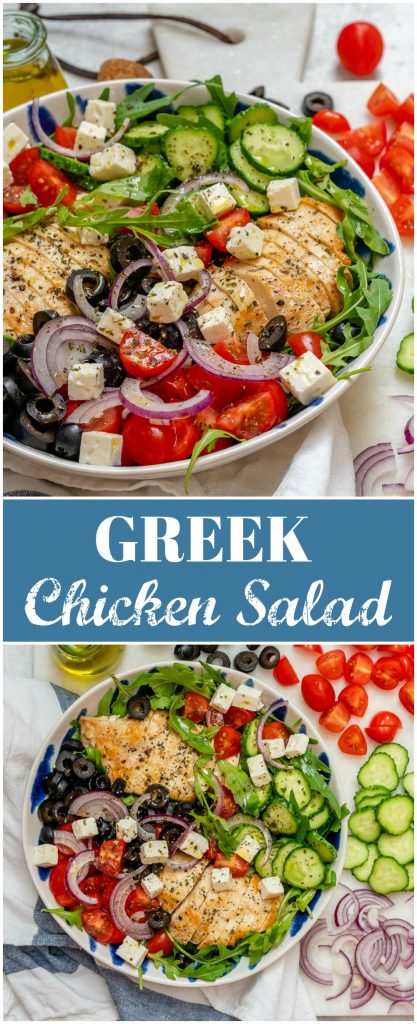 This Greek Chicken Chopped Salad is Perfect for Hot Summer Days ...