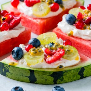 Clean Eating Creative Watermelon Pizza