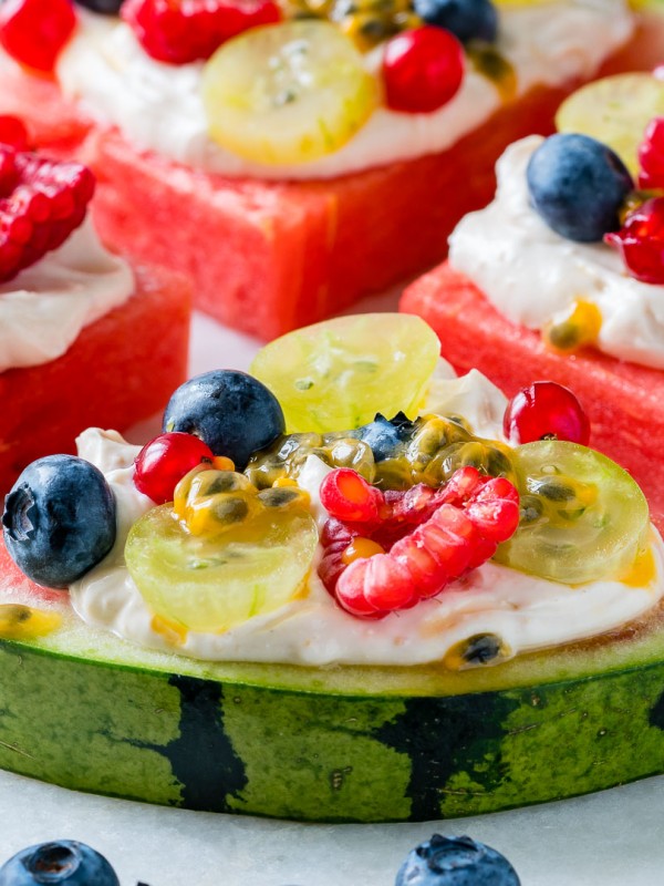 Clean Eating Creative Watermelon Pizza