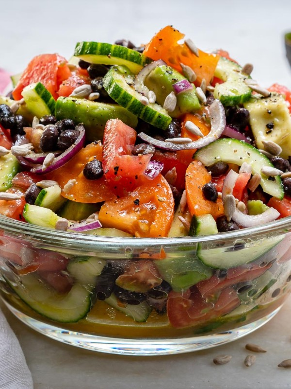 Eat Clean Avocado + Black bean salad