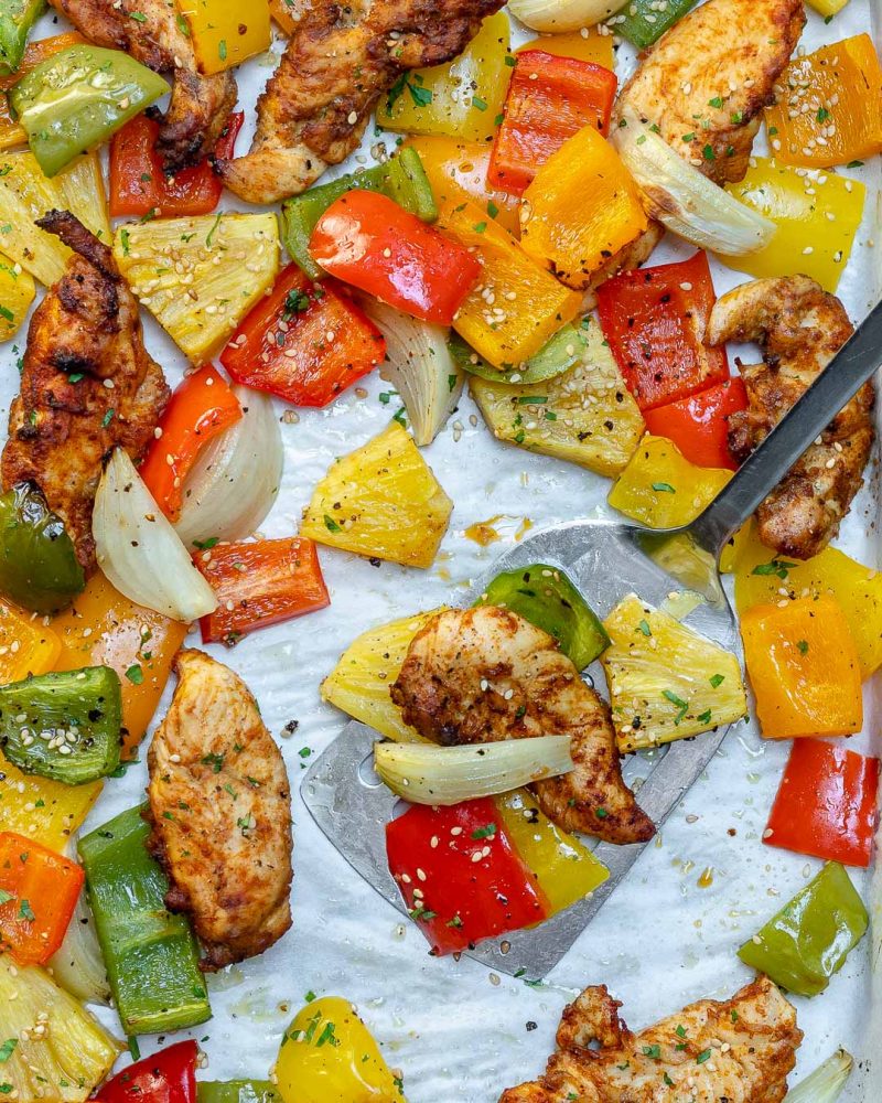 Sheet Pan Hawaiian Pineapple Chicken for Quick & Clean Weeknight Dinner