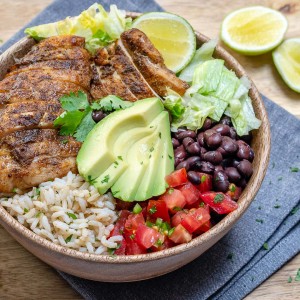 Eat Clean Southwest Chicken + Rice Bowls