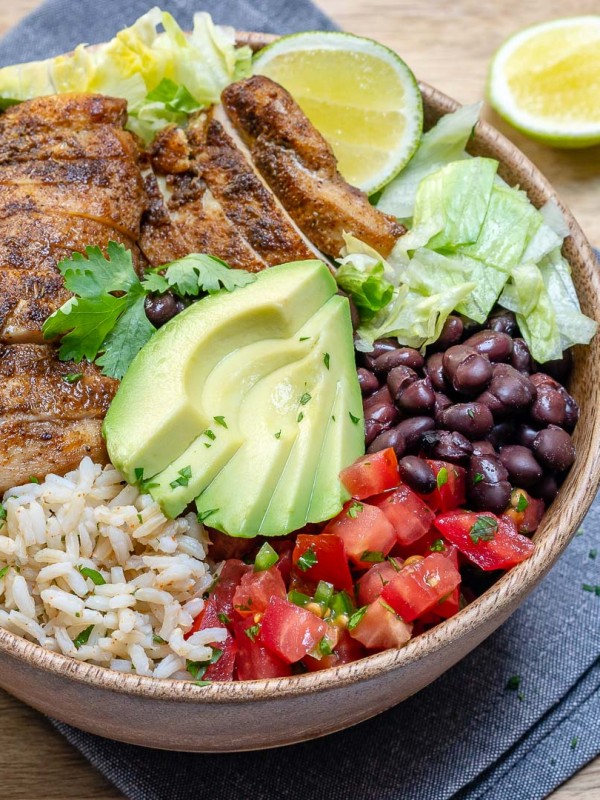 Eat Clean Southwest Chicken + Rice Bowls