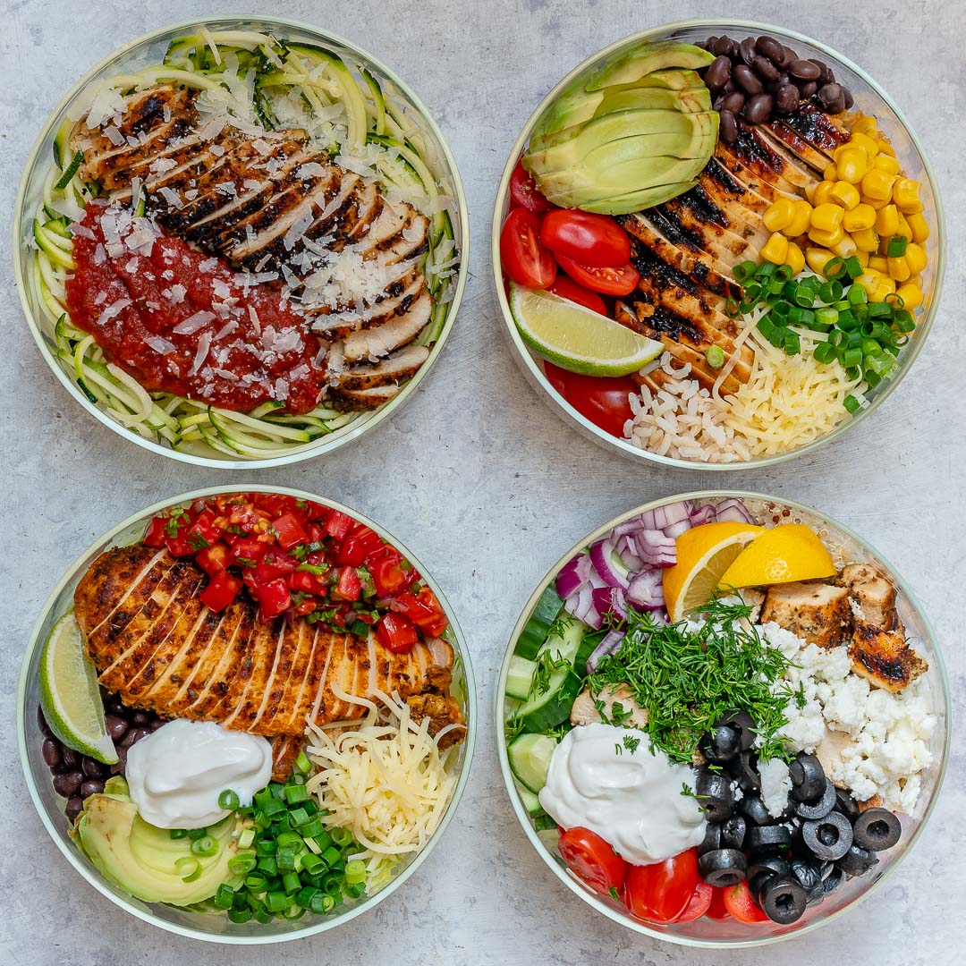 Grilled Chicken Meal Prep Bowls 4 Creative Ways for Clean Eating