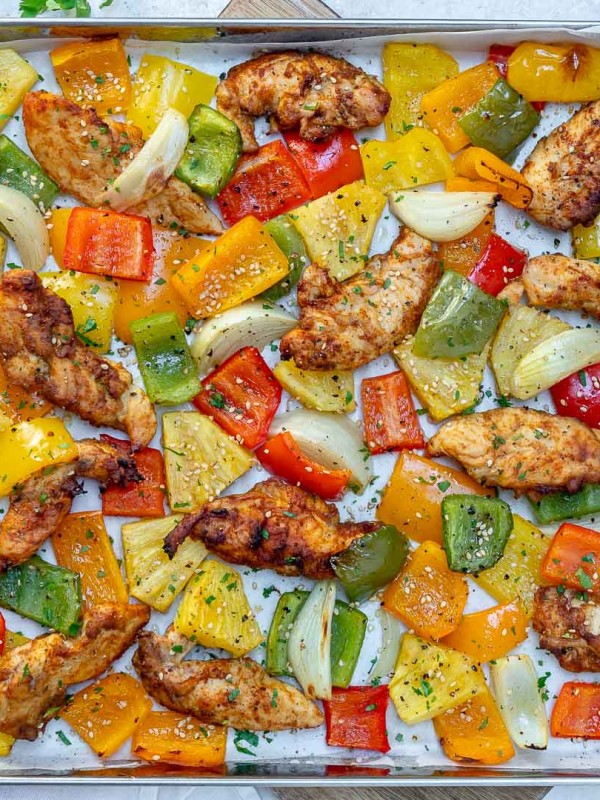 Sheet Pan Hawaiian Pineapple Chicken by CFC