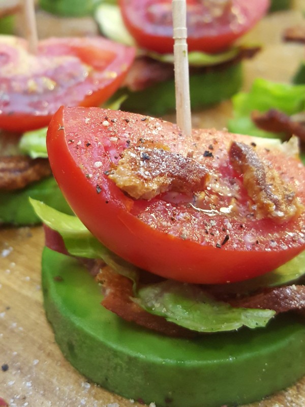 BLT Avocado Bites by CleanFoodCrush