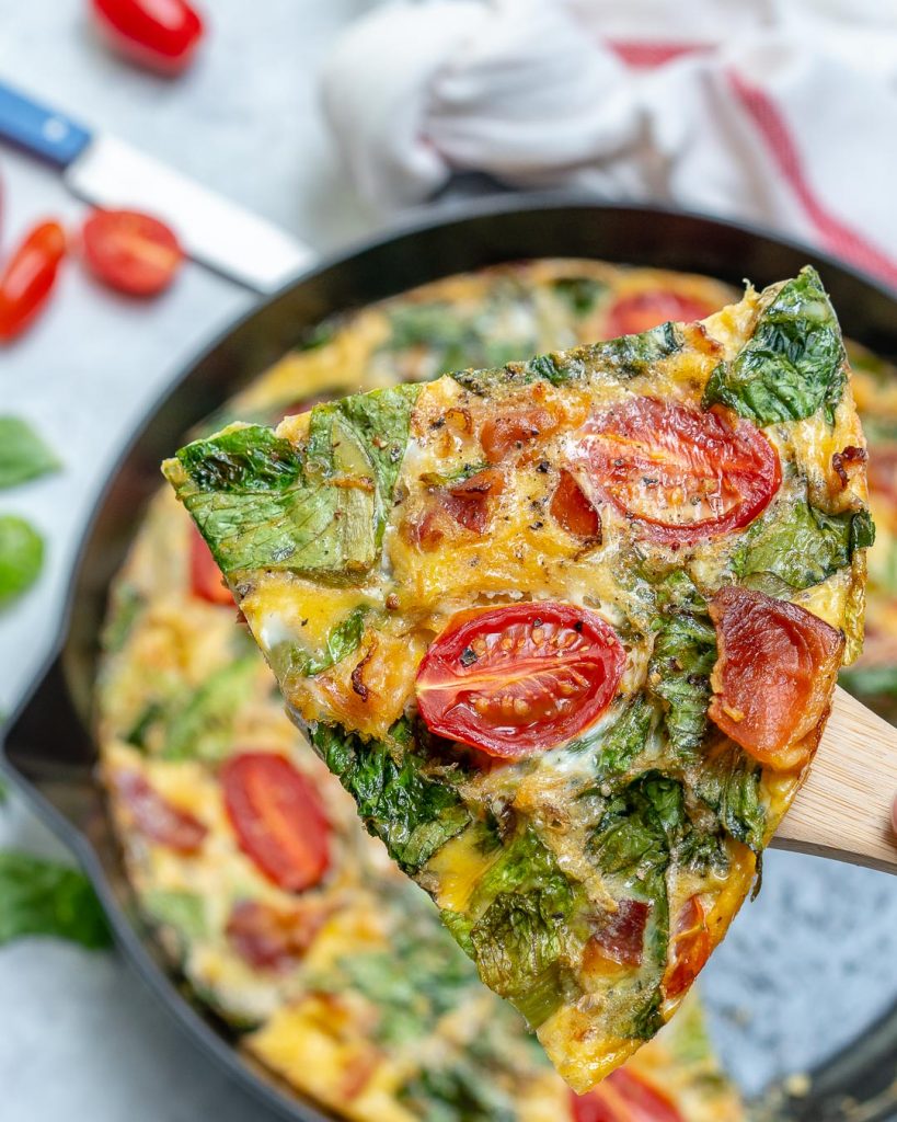 This Baked BLT Frittata is the Perfect Clean Dish for Any Meal of the ...