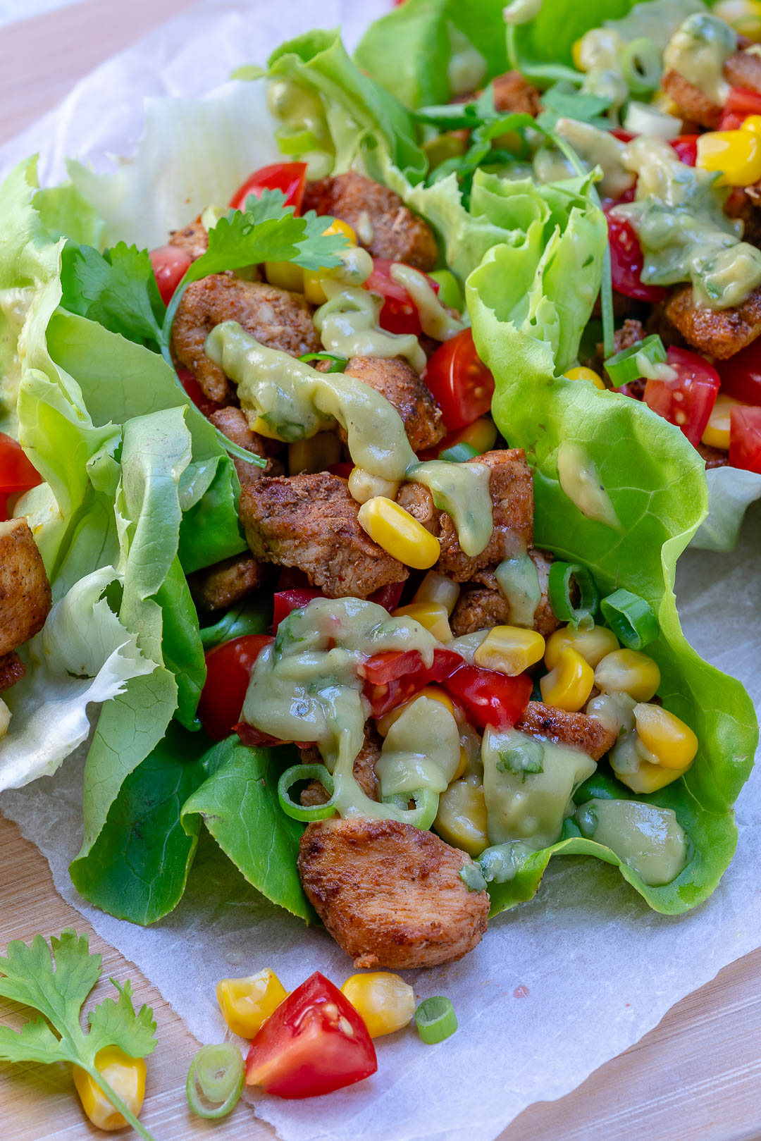 Chicken Taco Lettuce Wraps Ingredients