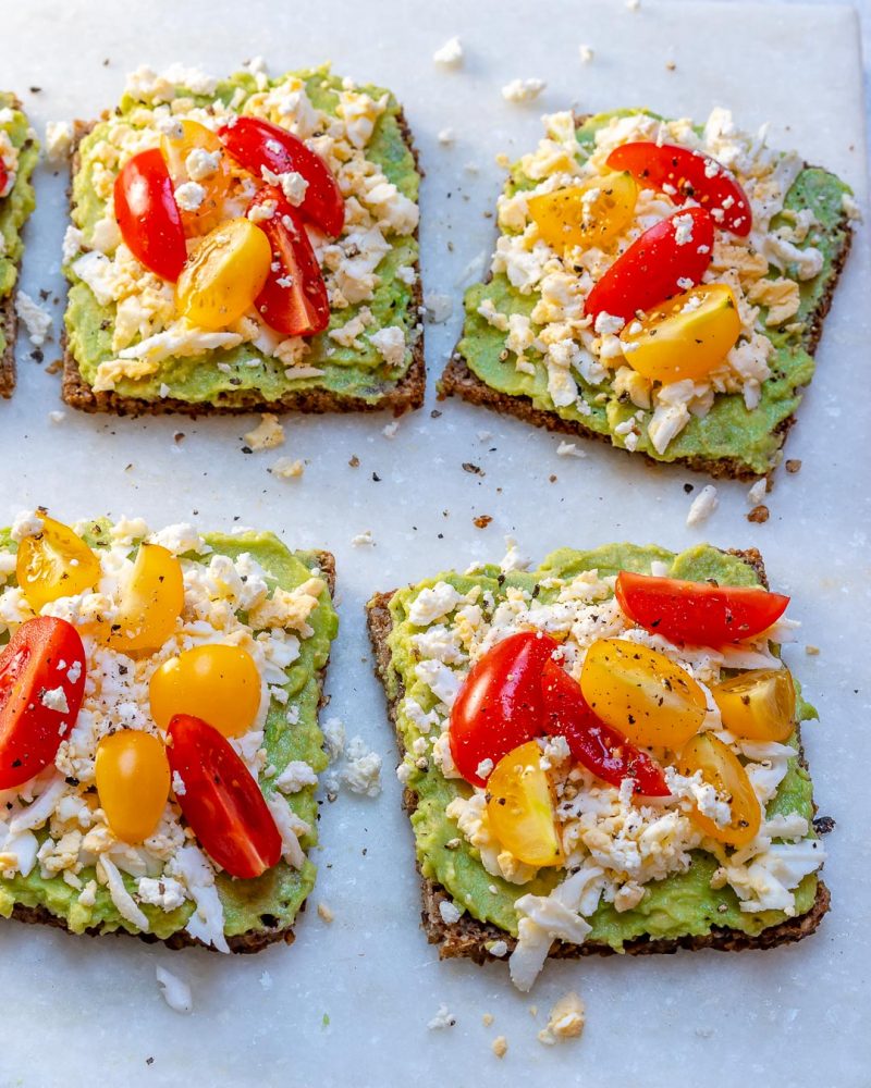 Grated Egg + Avocado Toast for the Perfect Quick & Clean Protein Snack
