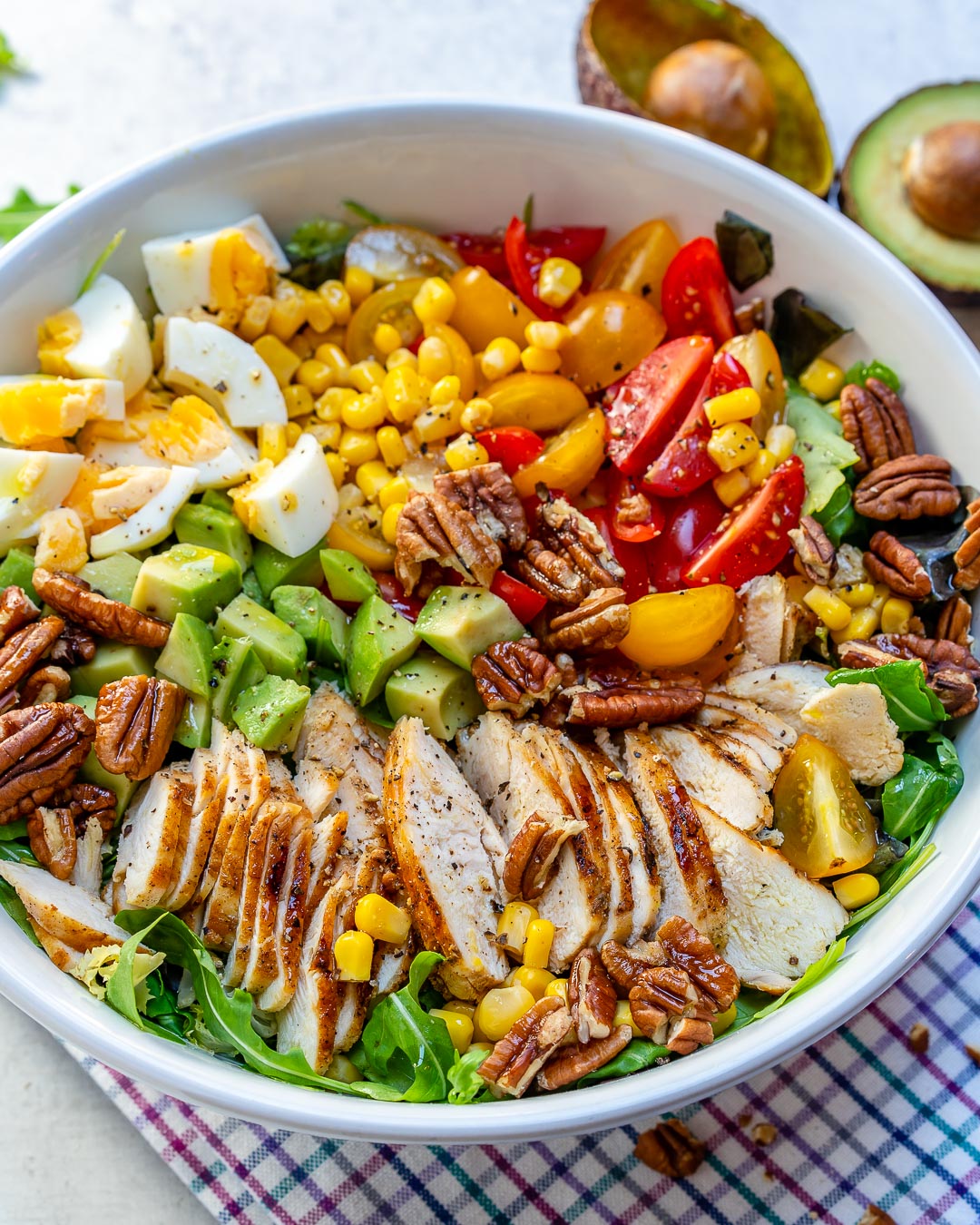 Grilled Chicken Salad with Homemade Sweet Onion Dressing