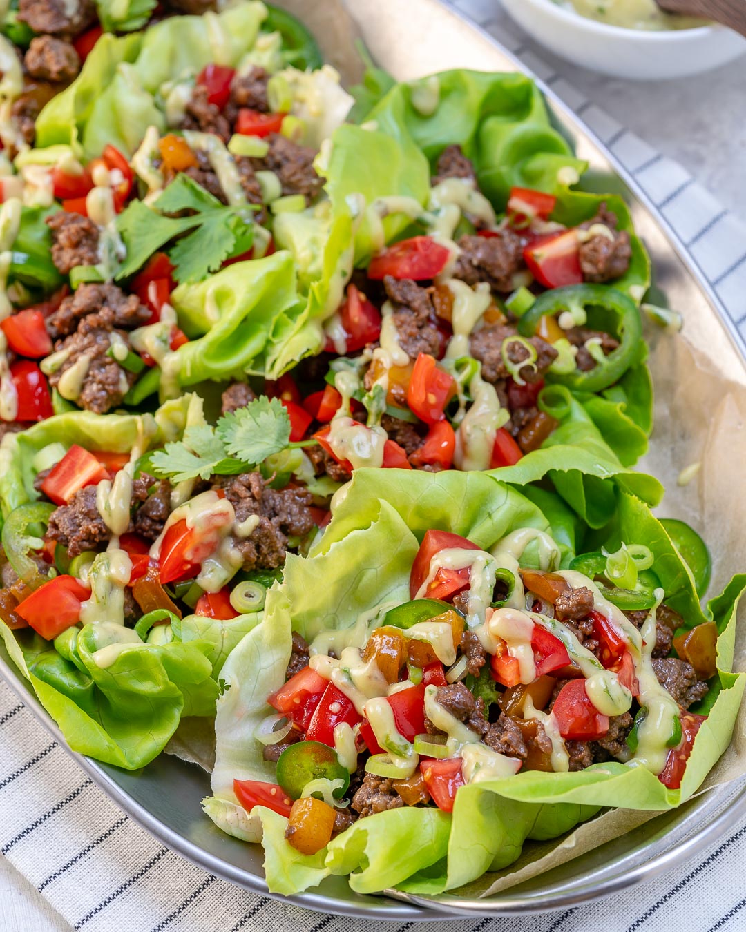 Healthy Tangy Grass-fed Beef Lettuce Wraps Recipe