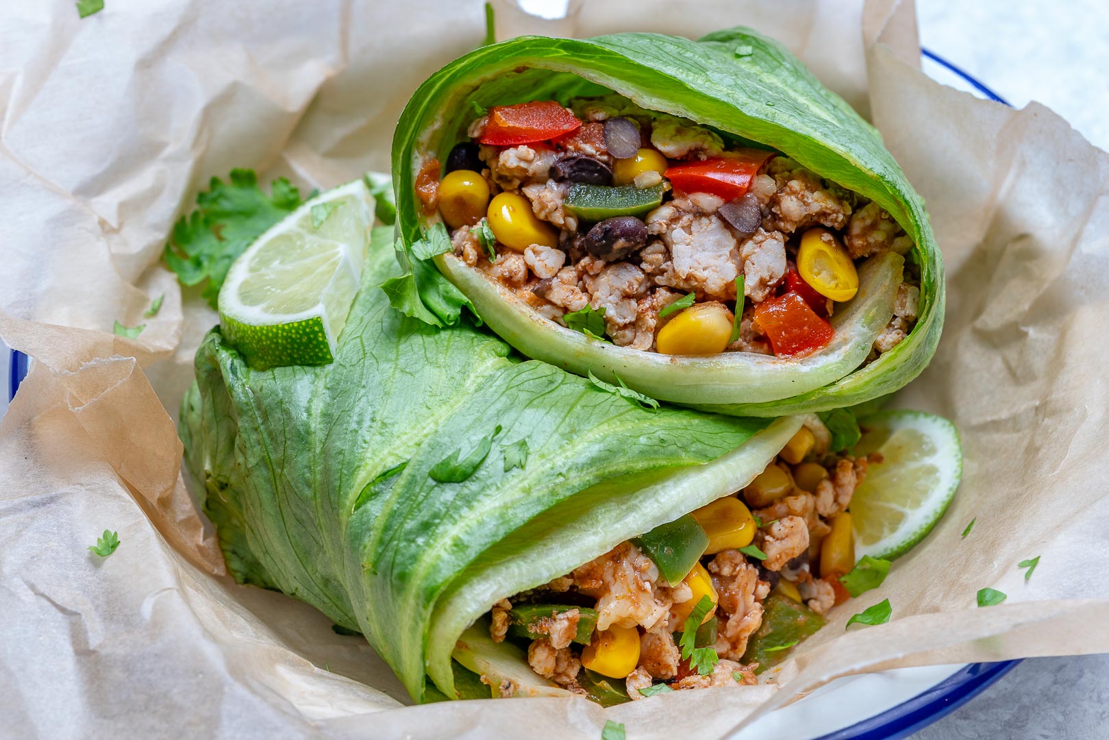 These Clean Eating Lettuce Wrapped Burritos are Perfect For Weight Loss