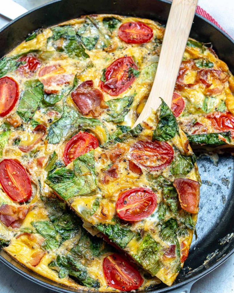 This Baked BLT Frittata is the Perfect Clean Dish for Any Meal of the ...