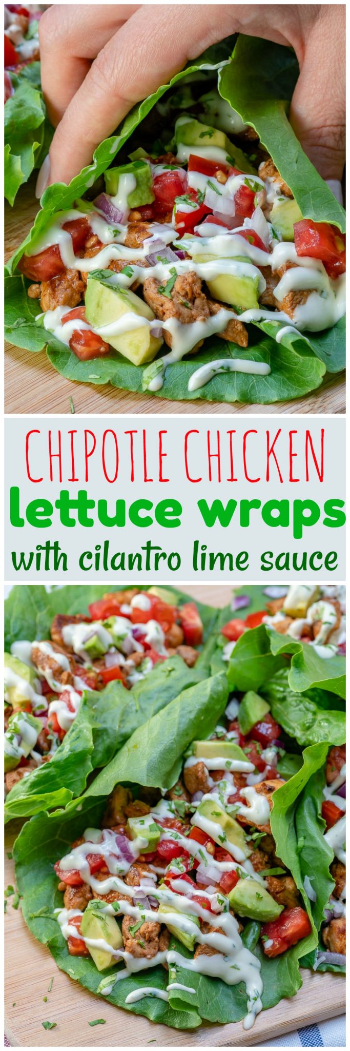 Healthy Chipotle Chicken Lettuce Wraps Dinner Ideas