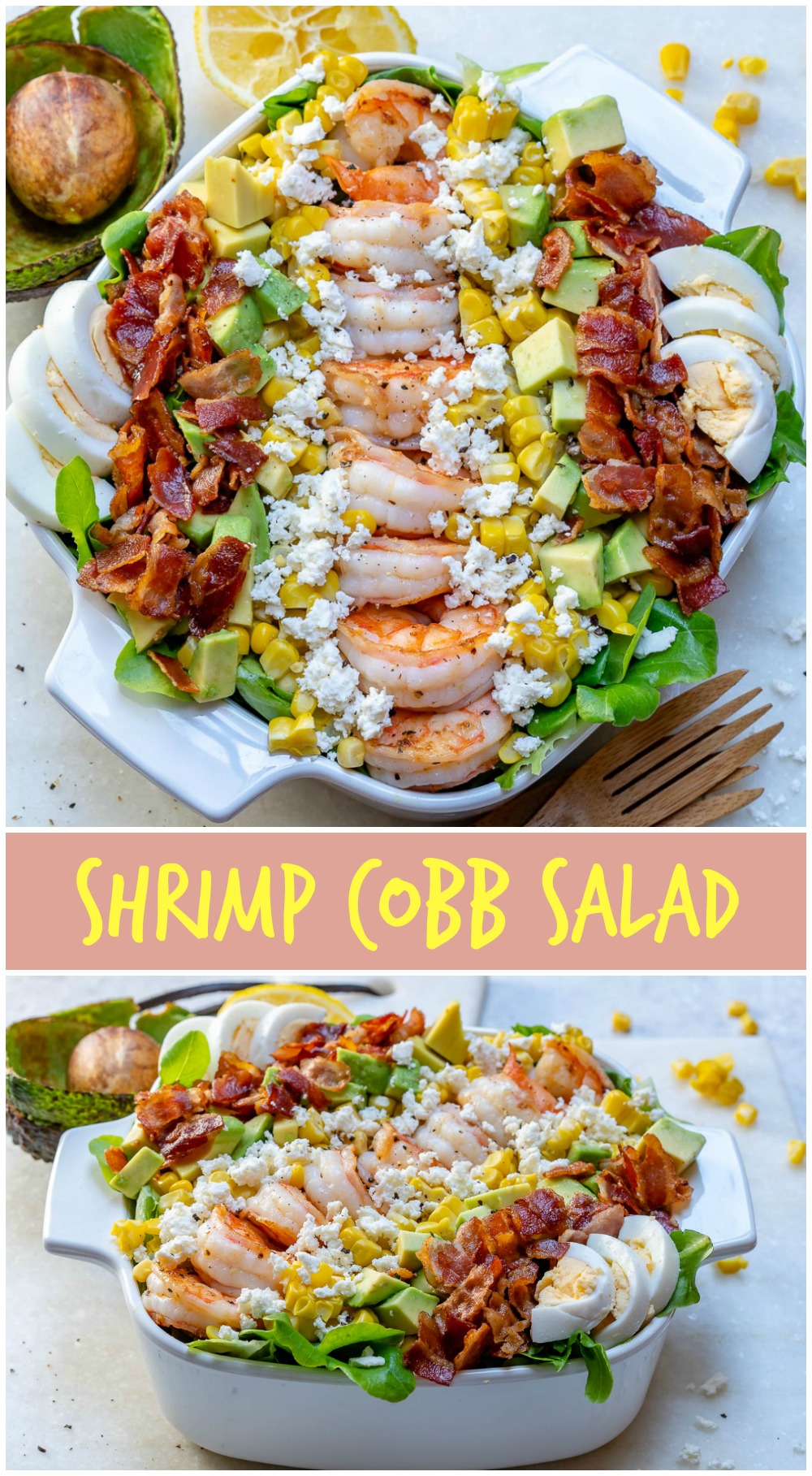 Clean Shrimp Salad with Lemon Chive Dressing