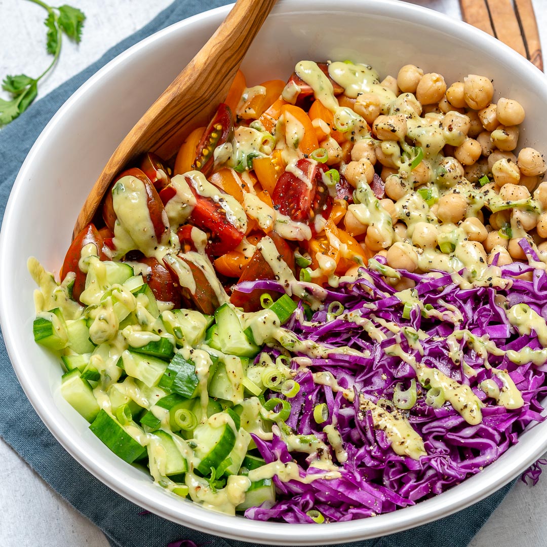 Eat Clean Chickpea Chopped Salad