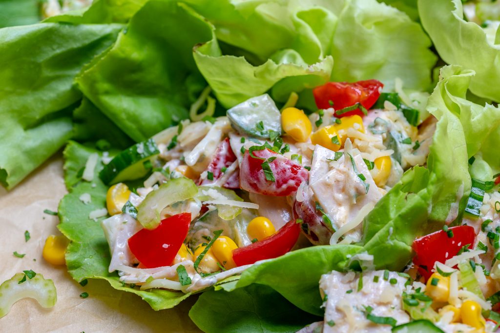 Eat Clean Turkey Salad Lettuce Wraps