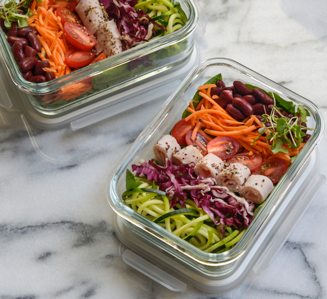 Turkey Roll-up Boxes Healthy Meals 