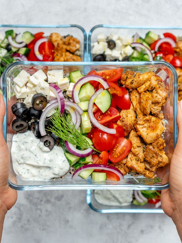 Greek Chicken Meal Prep Bowls