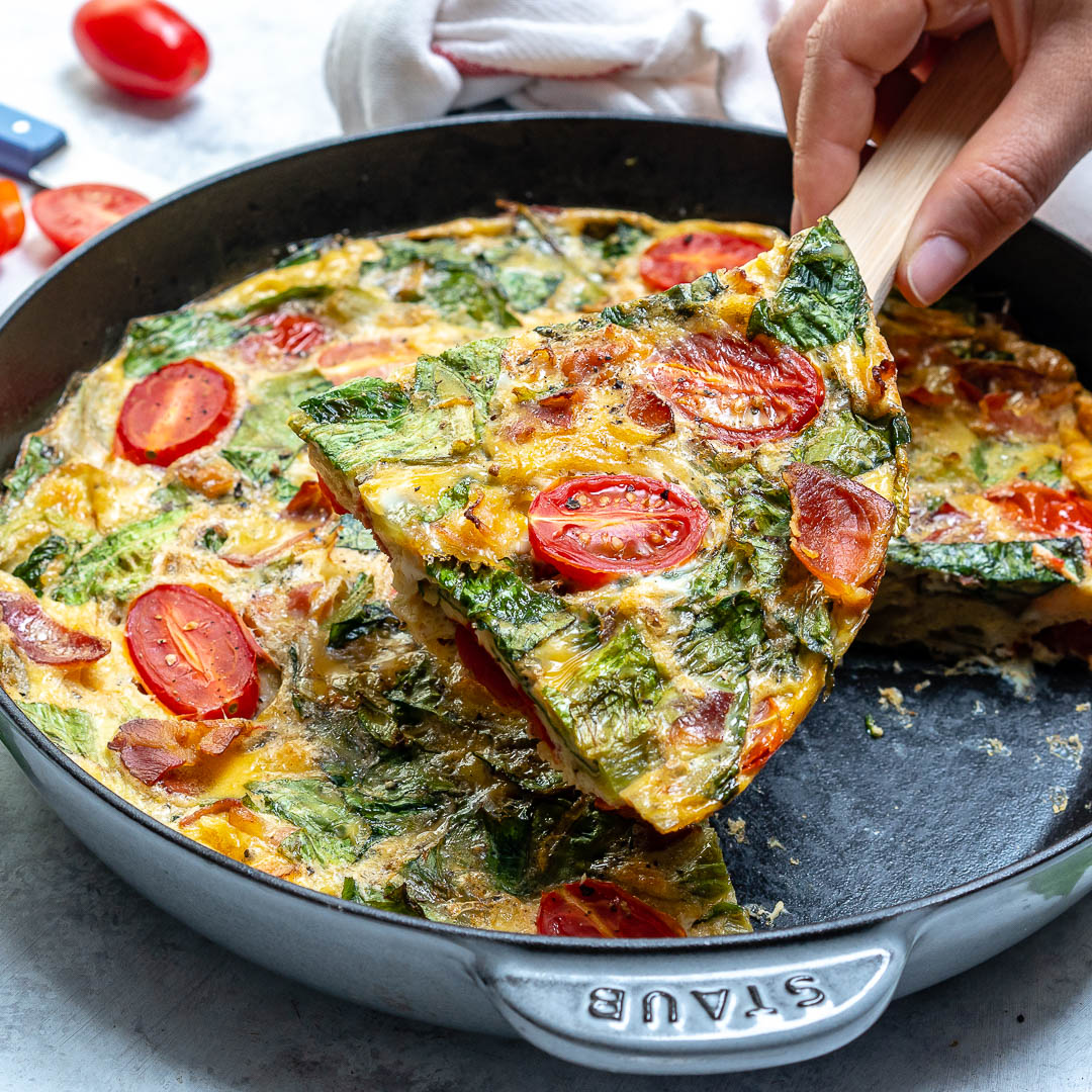 Healthy Baked BLT Frittata