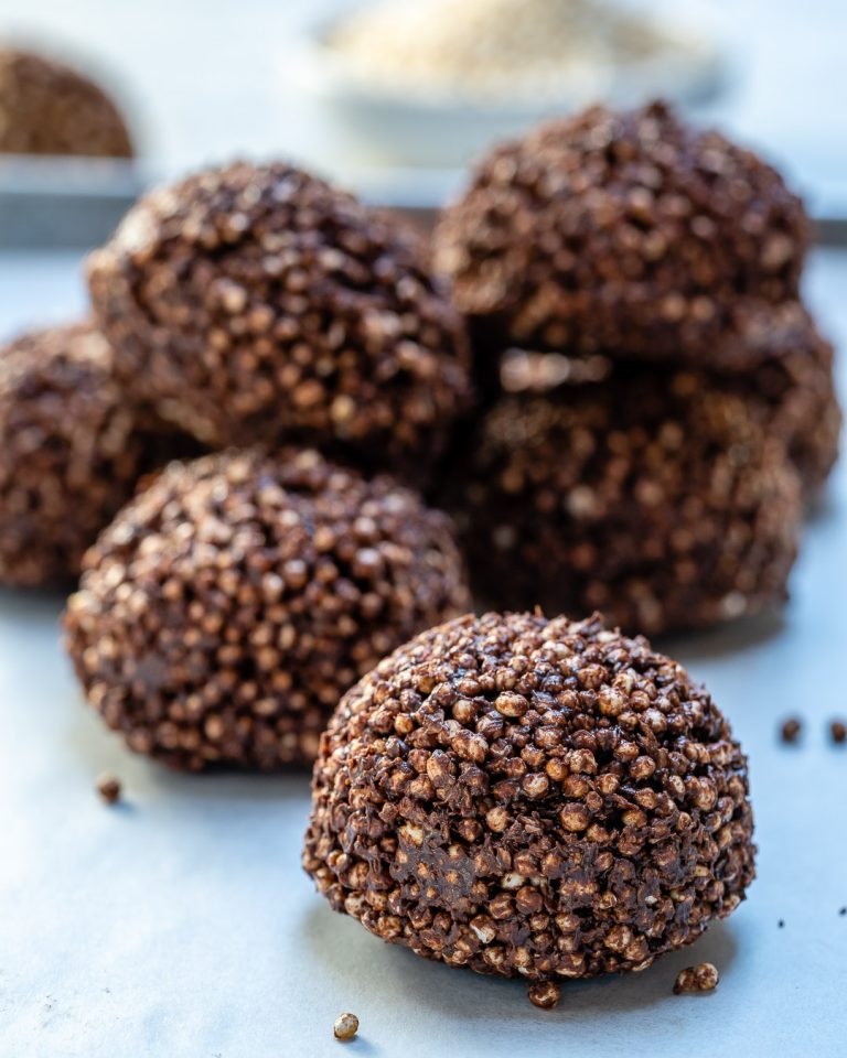 NoBake Chocolate Quinoa Crispy Treats are Clean Eating Approved