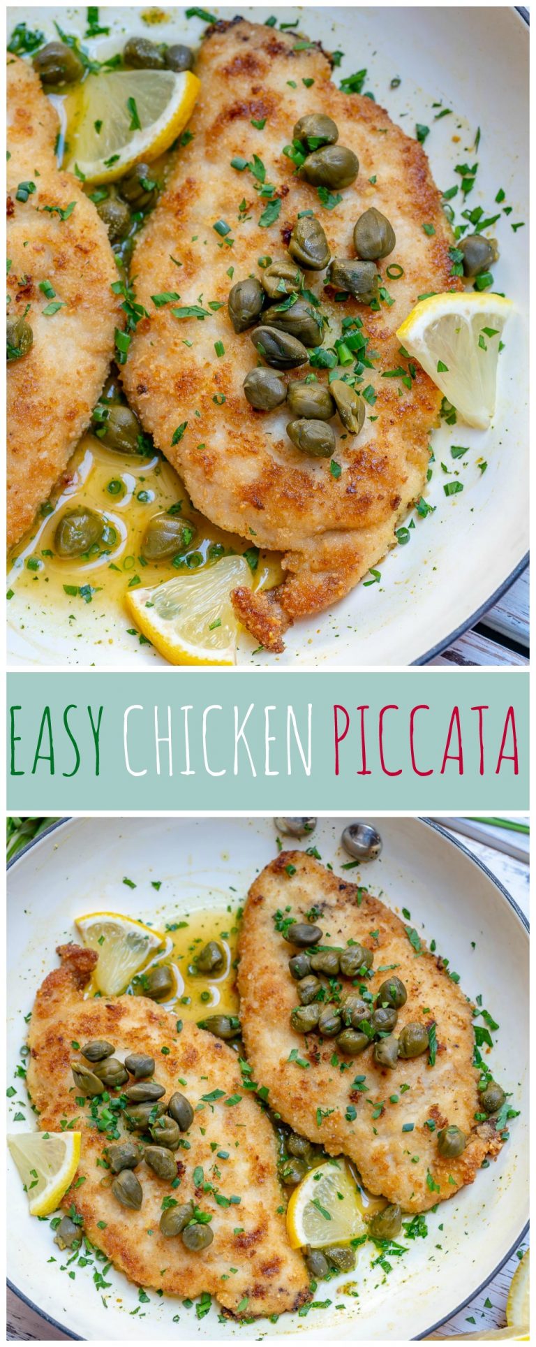 This SUPER Easy Chicken Piccata for Clean Eating is AMAZING! | Clean ...