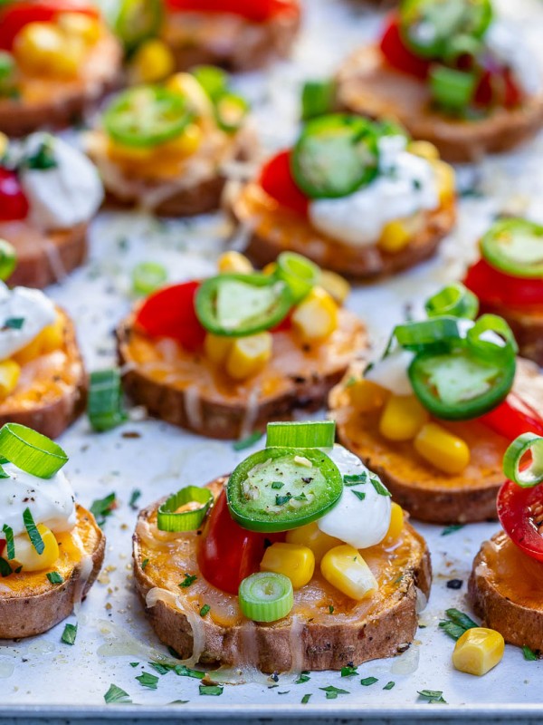 CleanFoodCrush Loaded Sweet Potato Rounds