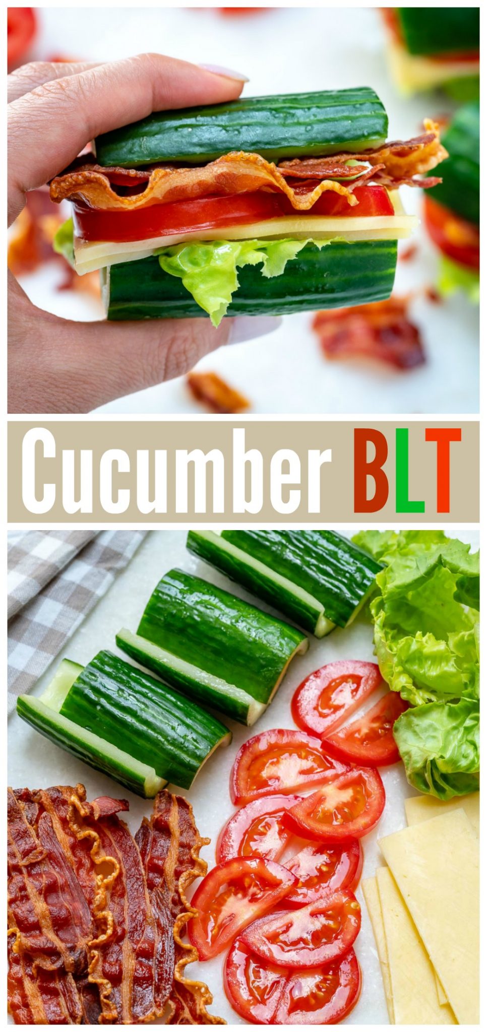 Cucumber BLT Clean Food Eating