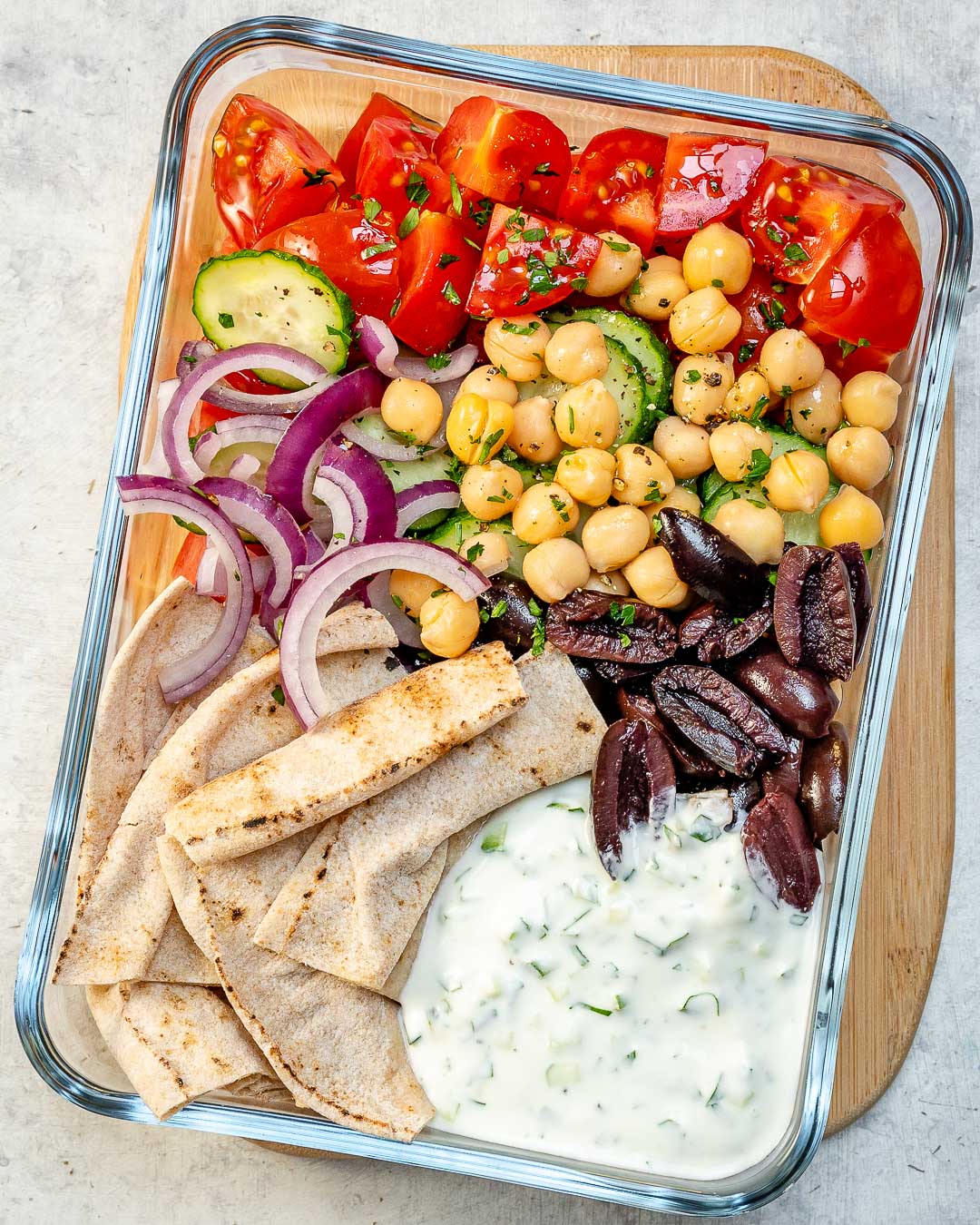 Greek Salad Lunch Box Clean Recipe