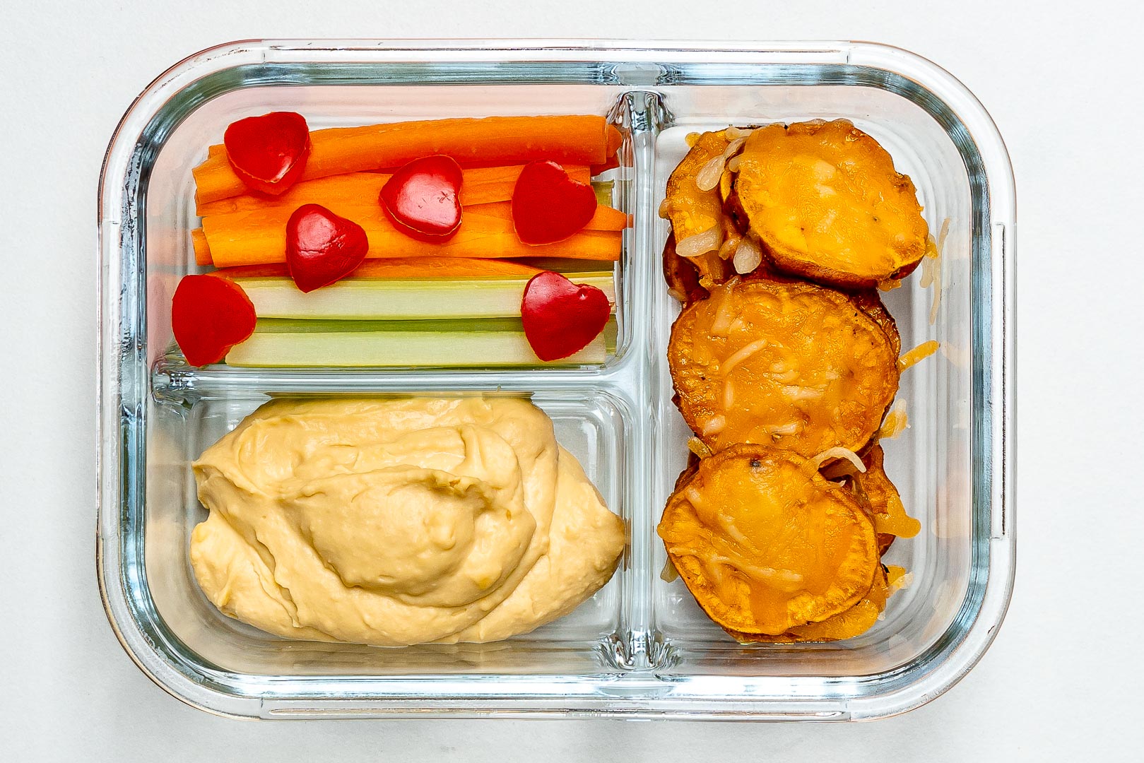 Hummus Sweet Potato Kids Lunchbox