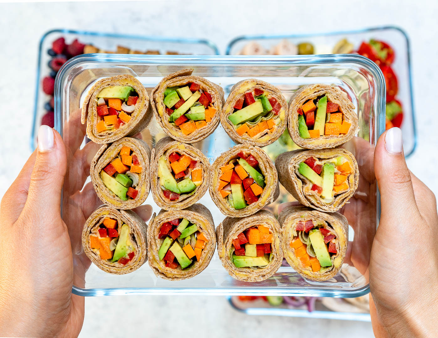 Healthy No-Cook lunchboxes Meal Prep