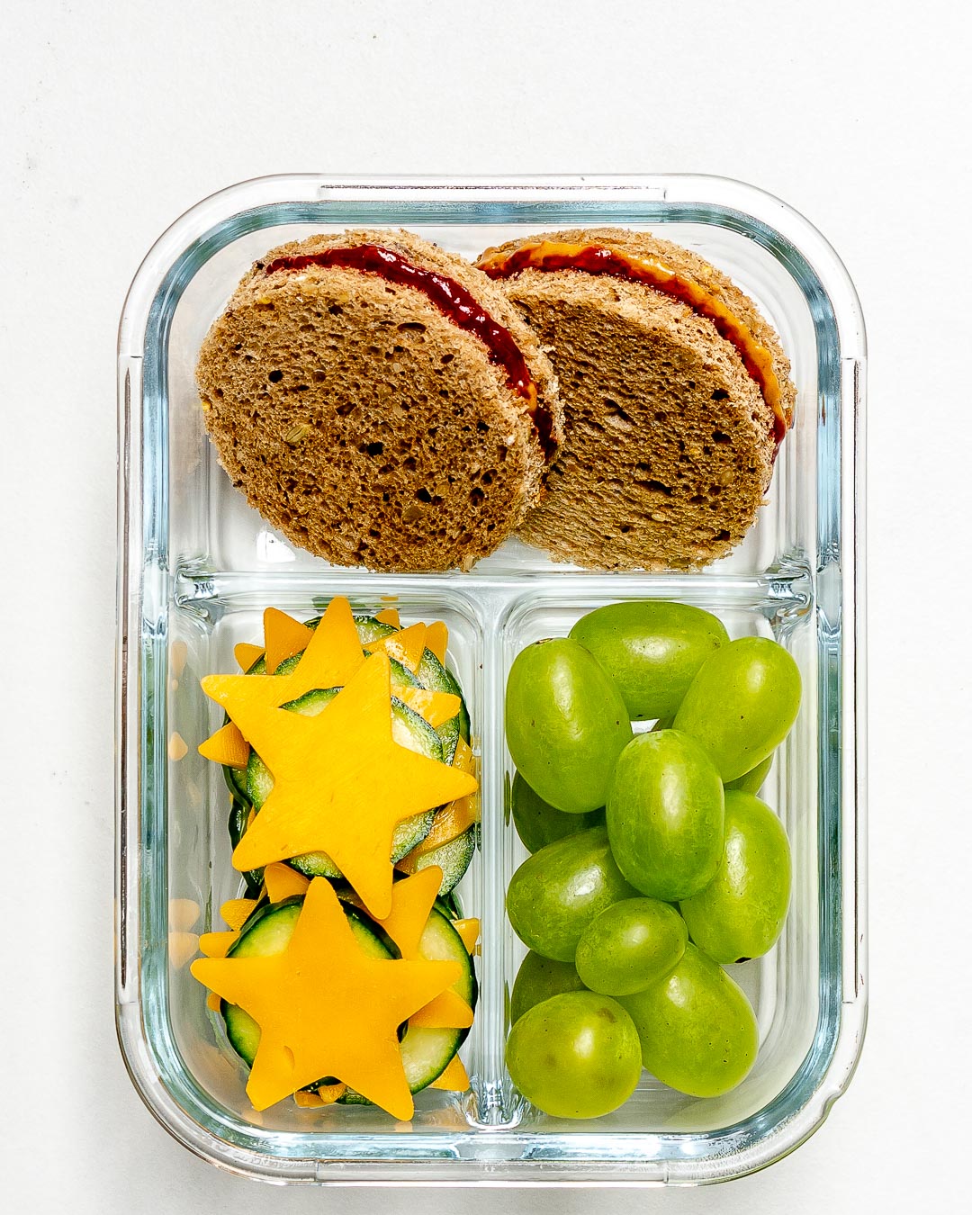 Healthy PBJ Sandwiches Lunchbox