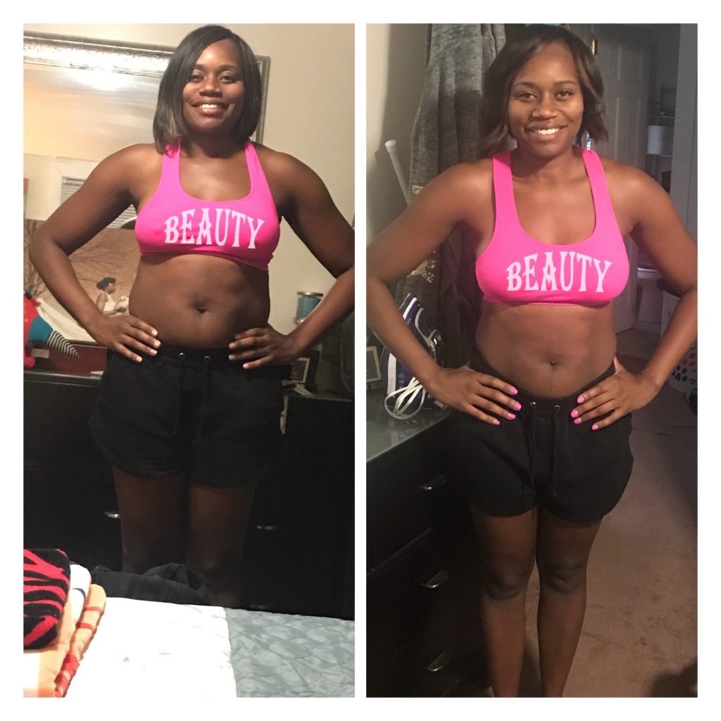 Pamela Before & After Eating Clean