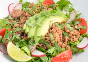 Quick Turkey Taco Salads for Lunchtime Meal Prep CleanFoodCrush