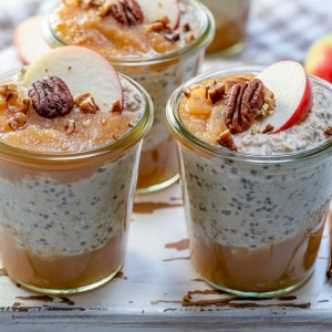 Apple Pie Overnight Oats by Rachel Maser