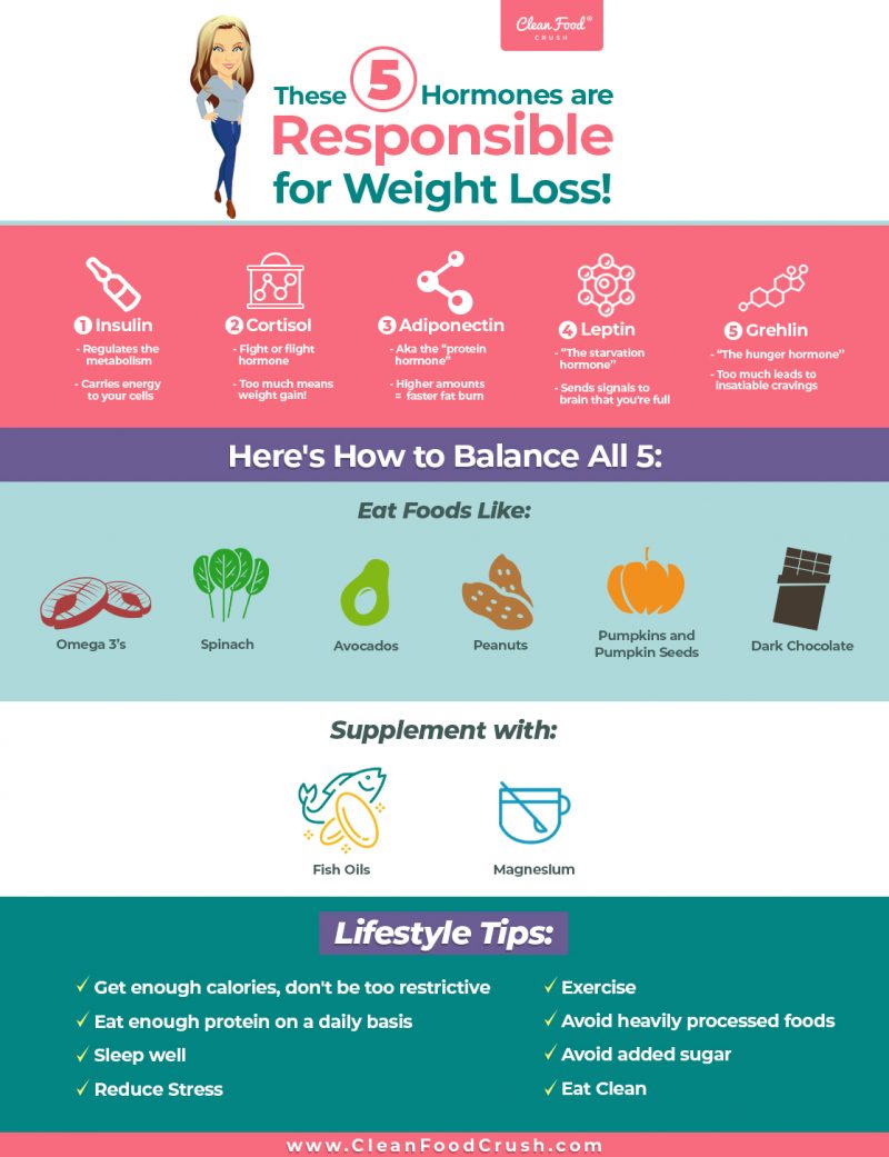 How to Balance these 5 Hormones Responsible for Weight Loss! | Clean ...