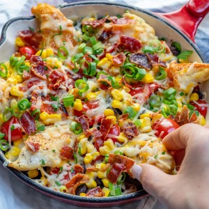 CleanFoodCrush Chicken Nachos Skillet
